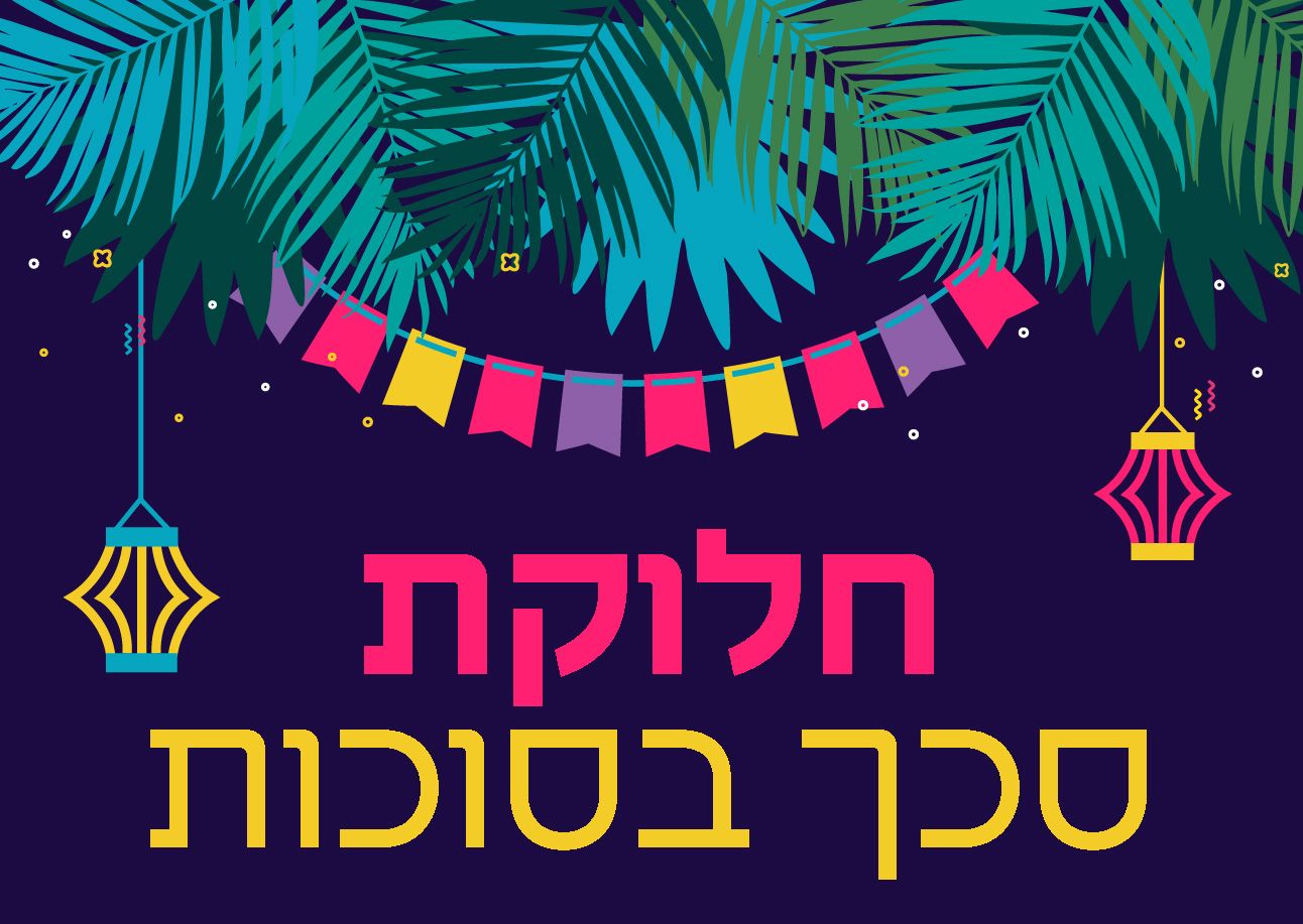 חלוקת סכך בסוכות