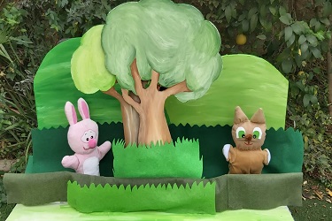 שעת סיפור: "סיפור על טיול של ארנב וחתול" – תיאטרון צליל