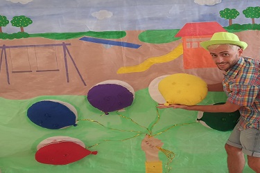 שעת סיפור: "בלונים בכל מיני צבעים" – תאטרון דף חדש