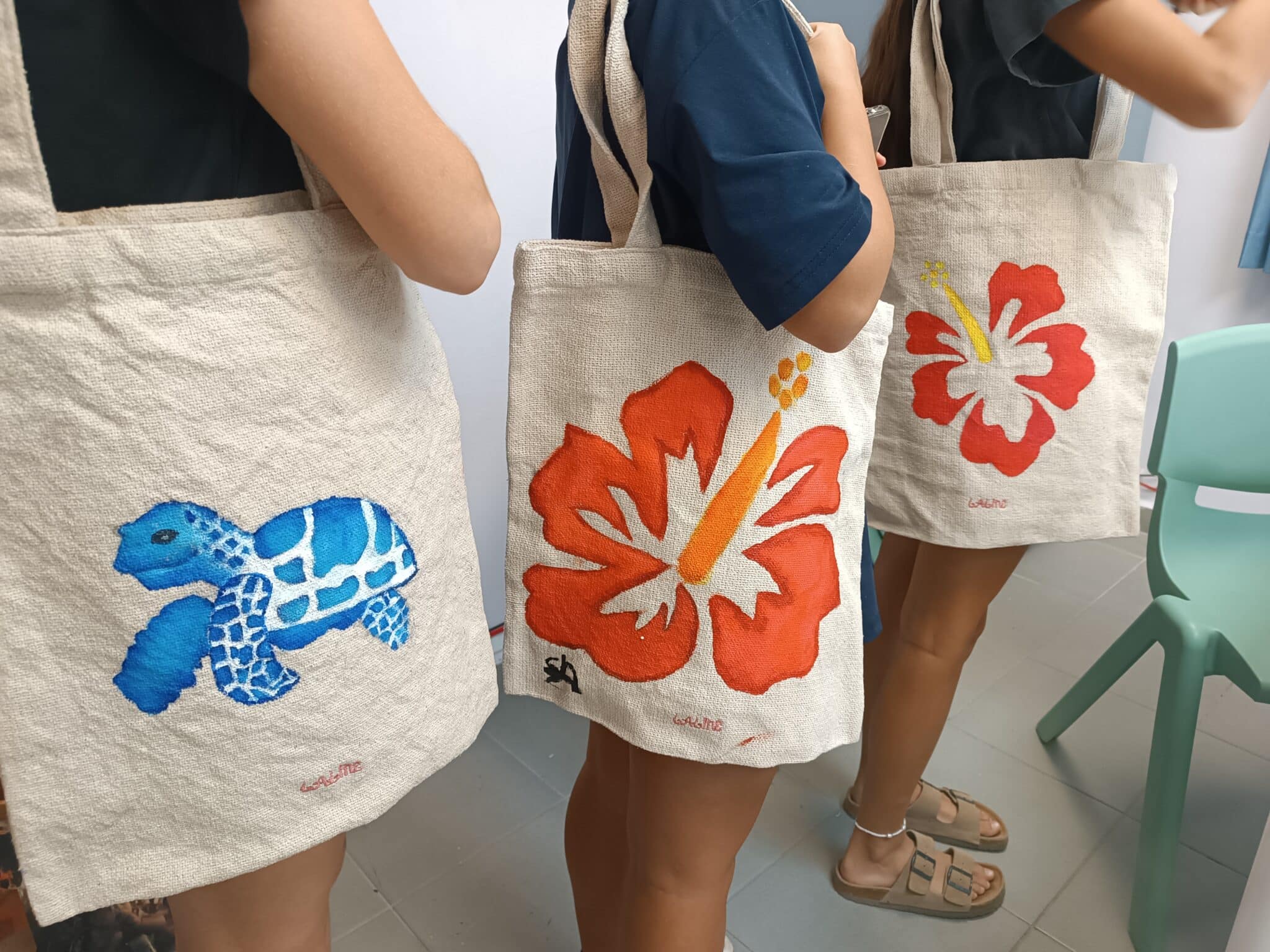 סדנת ציור על תיקי בד