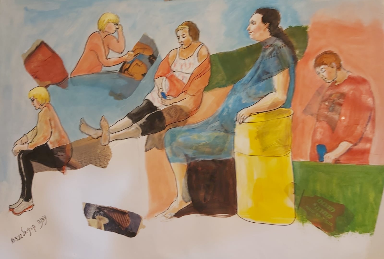 רישומקום – תערוכה ליום אחד – מכירת תרומה לעמותות 7.10