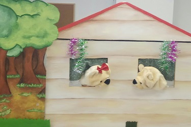 שעת סיפור – "דב ודובה עורכים מסיבה" תיאטרון צליל